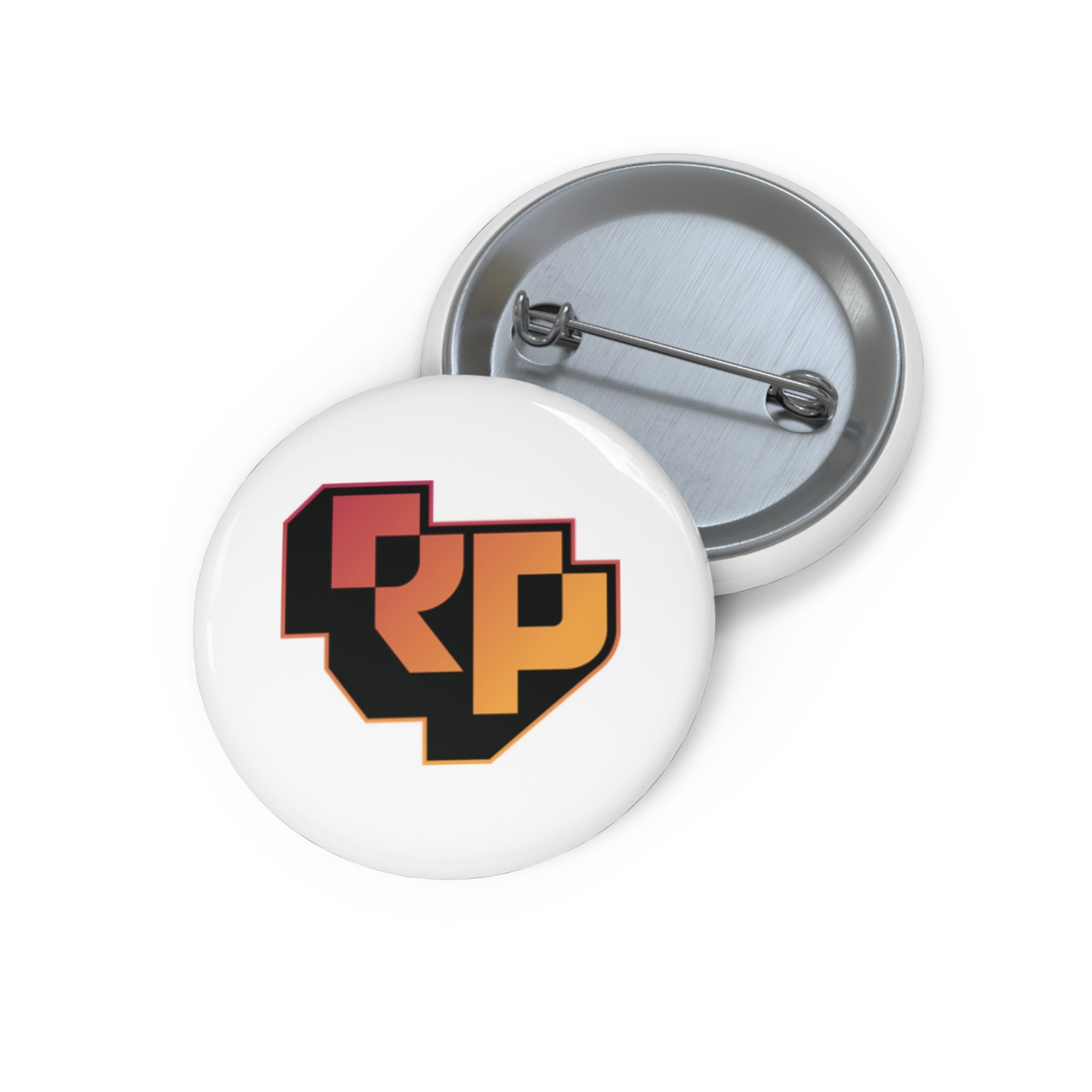 RetroPixl Pin Button — White - RetroPixl