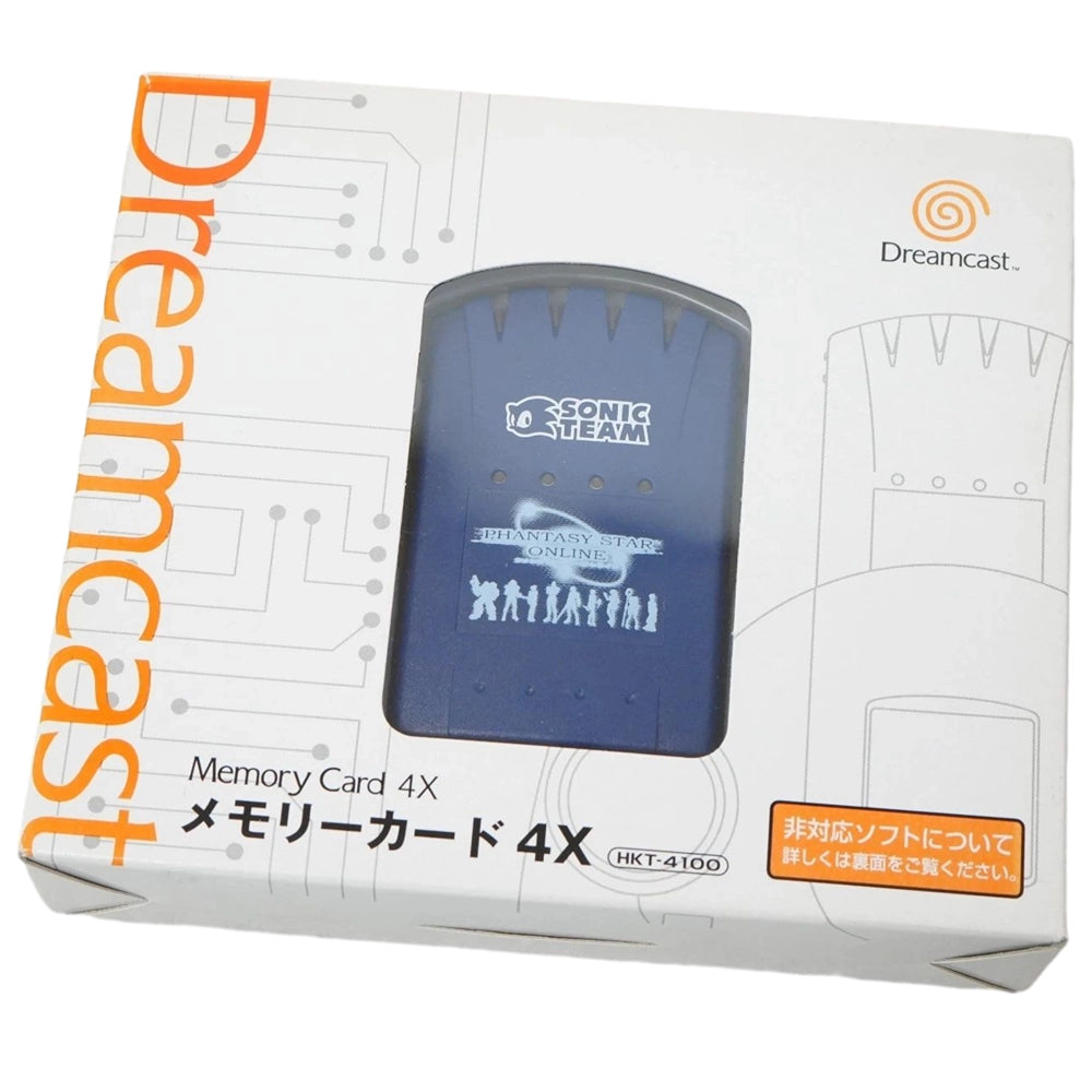 Sega Dreamcast VMU Visual Memory Unit 4X Memory Card Phantasy Star Online Limited Edition Accessory on RetroPixl.com for retro gaming collectors and retrogaming players