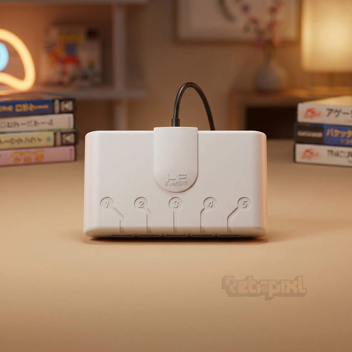Hori NEC PC Engine Mini Multi tap in RetroPixl studio RetroPixl.com for retro gaming players and retrogaming collectors