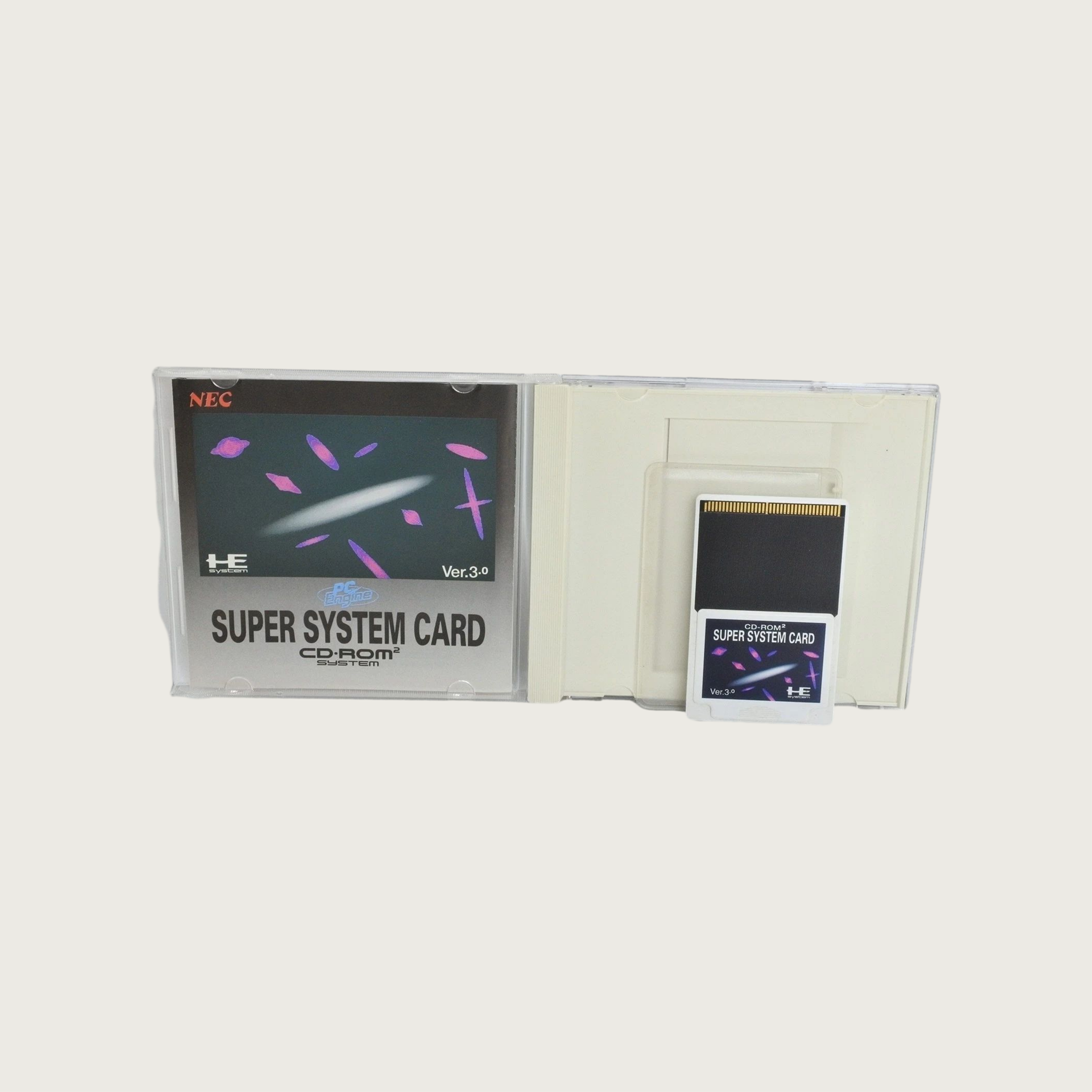 Nec PC Engine Super System Card 3.0 HuCARD (RAM Extension) for retro gaming players and collectors on RetroPixl