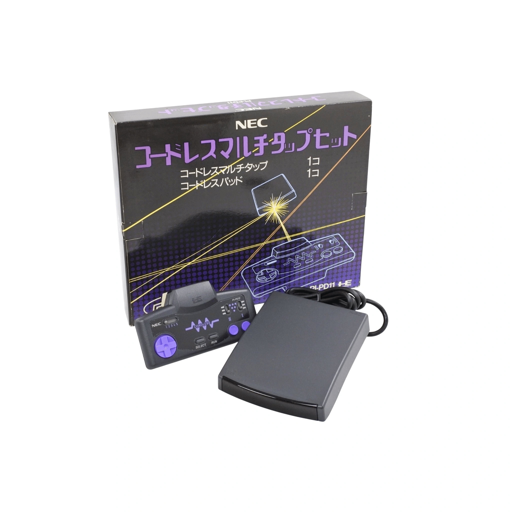 Nec PC Engine Wireless Controller + Receiver PI - PD11 - RetroPixl