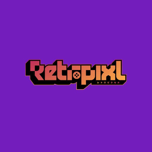 New RetroPixl Logo for 10-year Anniversary for retro gaming players and retrogaming collectors on retropixl.com which provides consoles from Japan