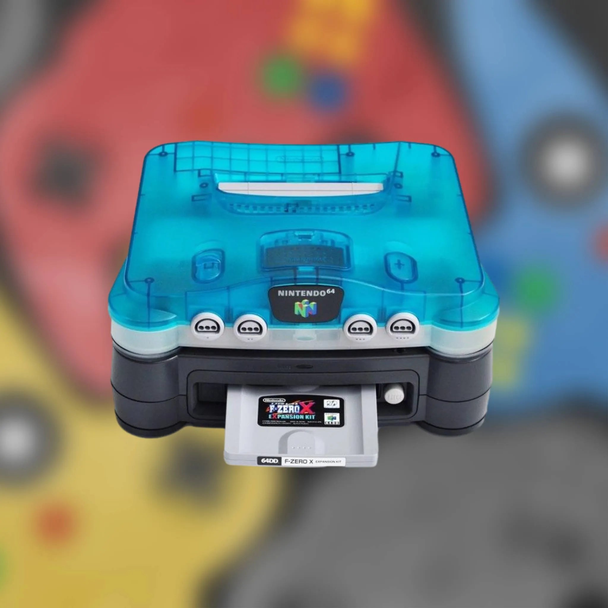 Nintendo 64DD console on 64DD add-on for retro gaming players and collectors on RetroPixl