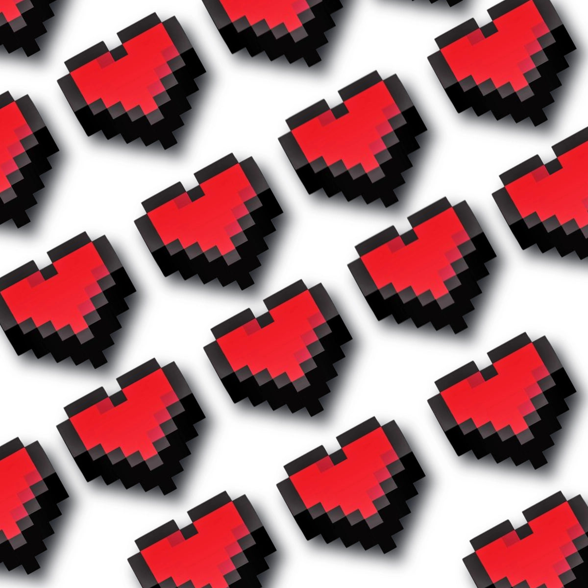 RetroPixl hearts for collection on retropixl.com retrogaming website for players and collectors from Japan