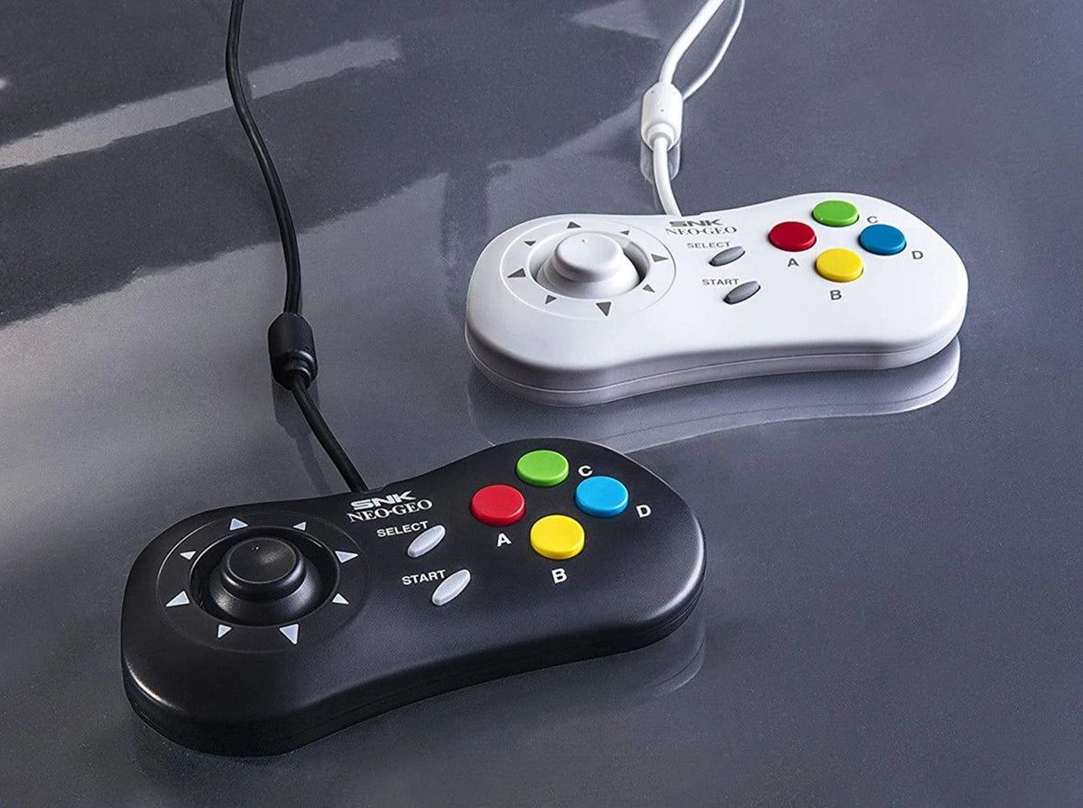 SNK Neo Geo mini controller on RetroPixl.com for Retrogaming players and Retro Gaming Collectors