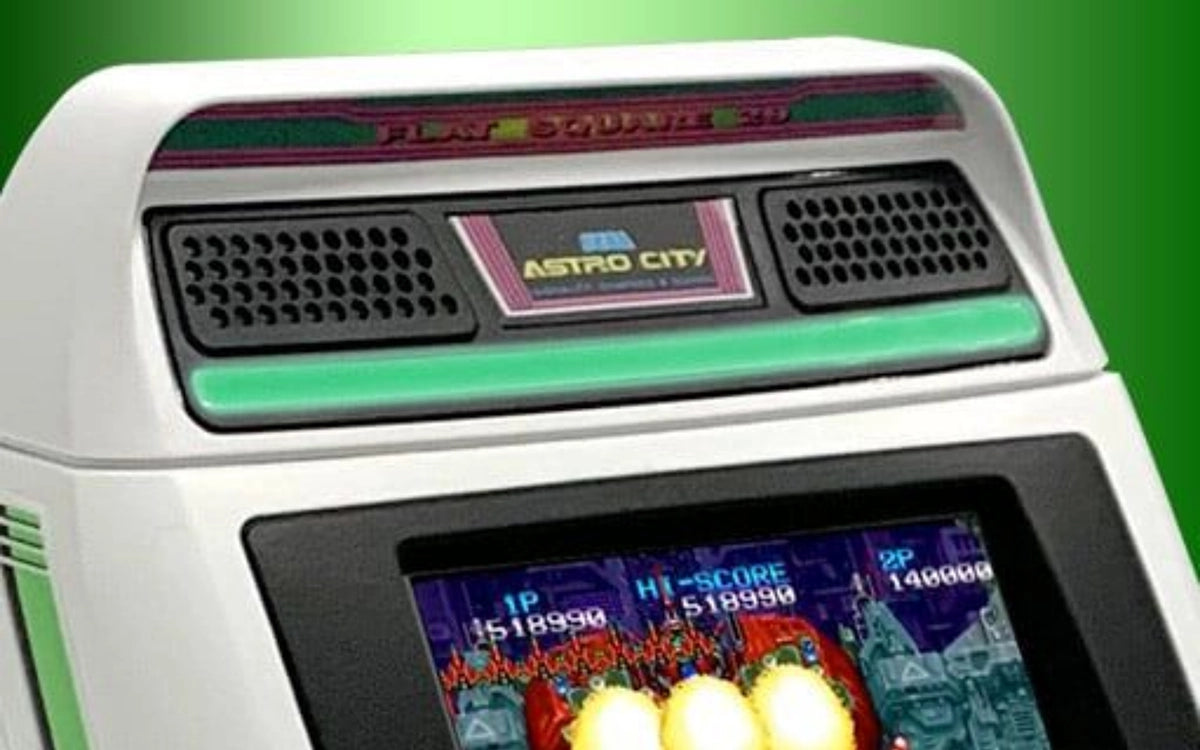 Sega Astro City mini arcade cabinet on RetroPixl.com for retro gaming players and retrogaming collectors