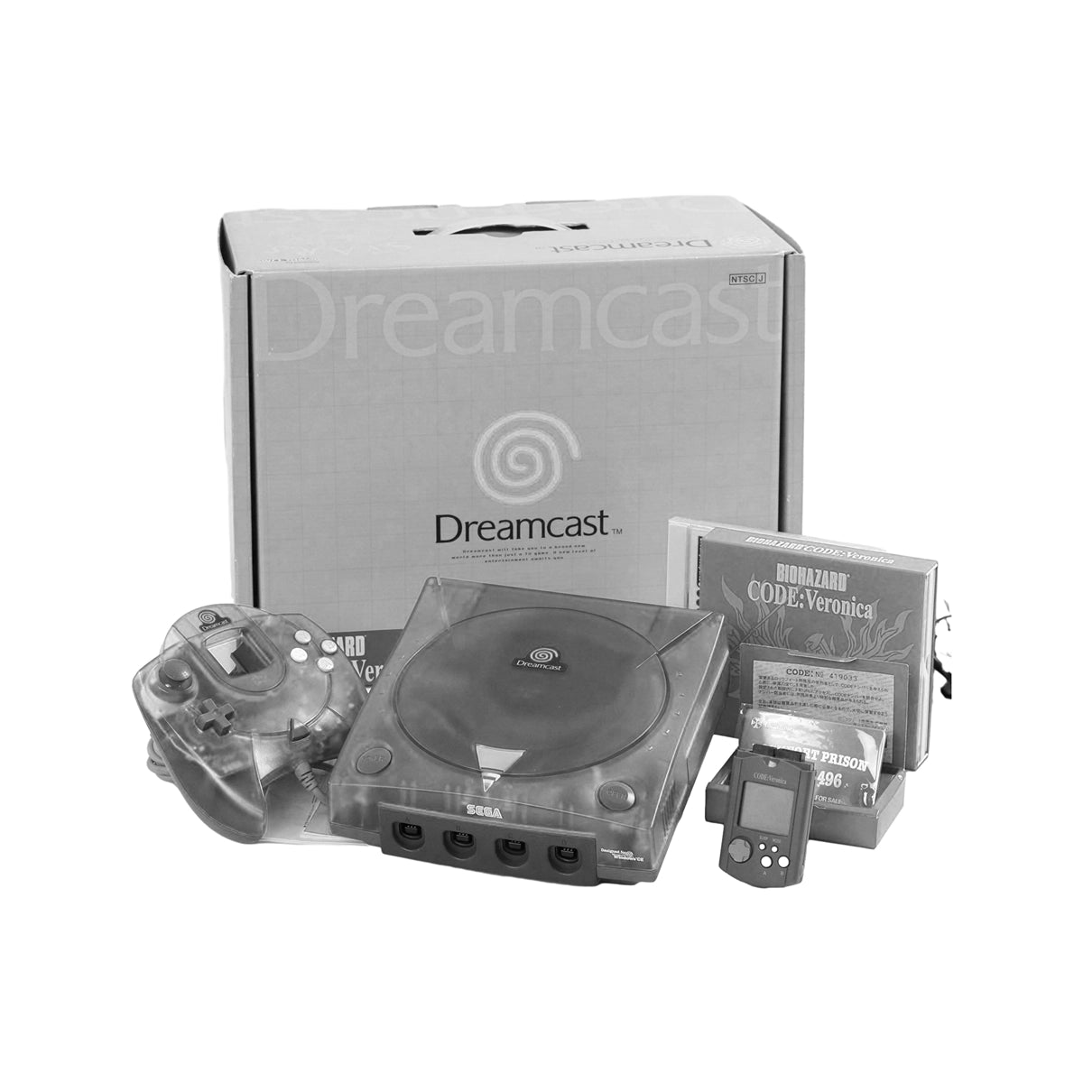 Sega Dreamcast Code: Veronica Red Claire console on RetroPixl.com Past Drops for retro gaming players and retrogaming collectors