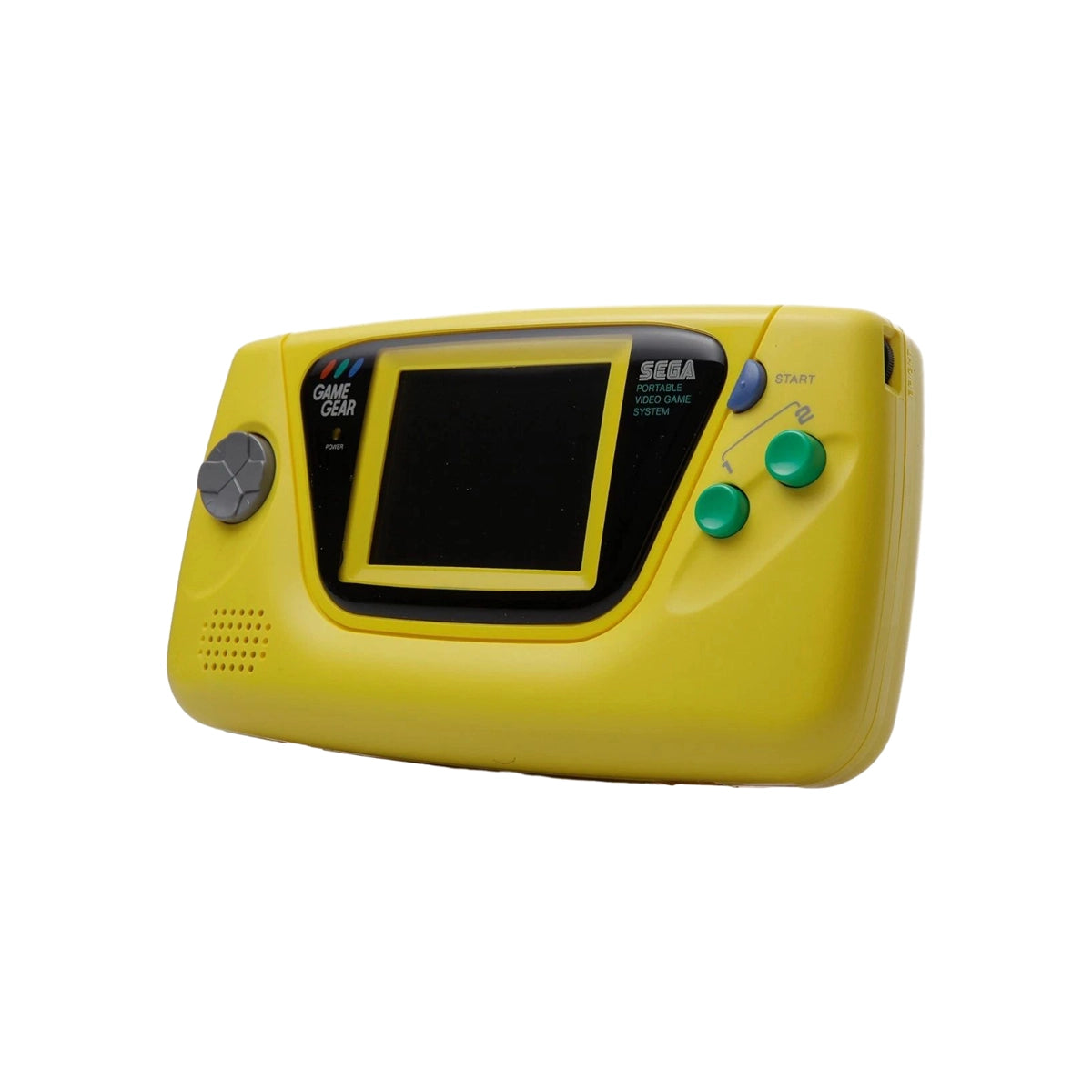 Sega Game Gear Yellow console on Retropixl.com and retrogaming players and retro gaming collectors