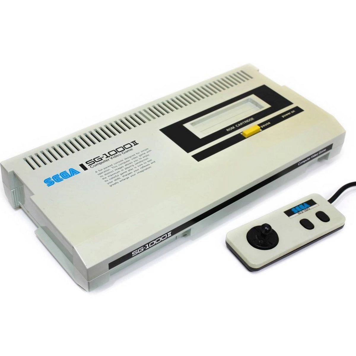 Sega SG-1000 II console and controller on Retropixl.com for retrogaming players and retro gaming collectors