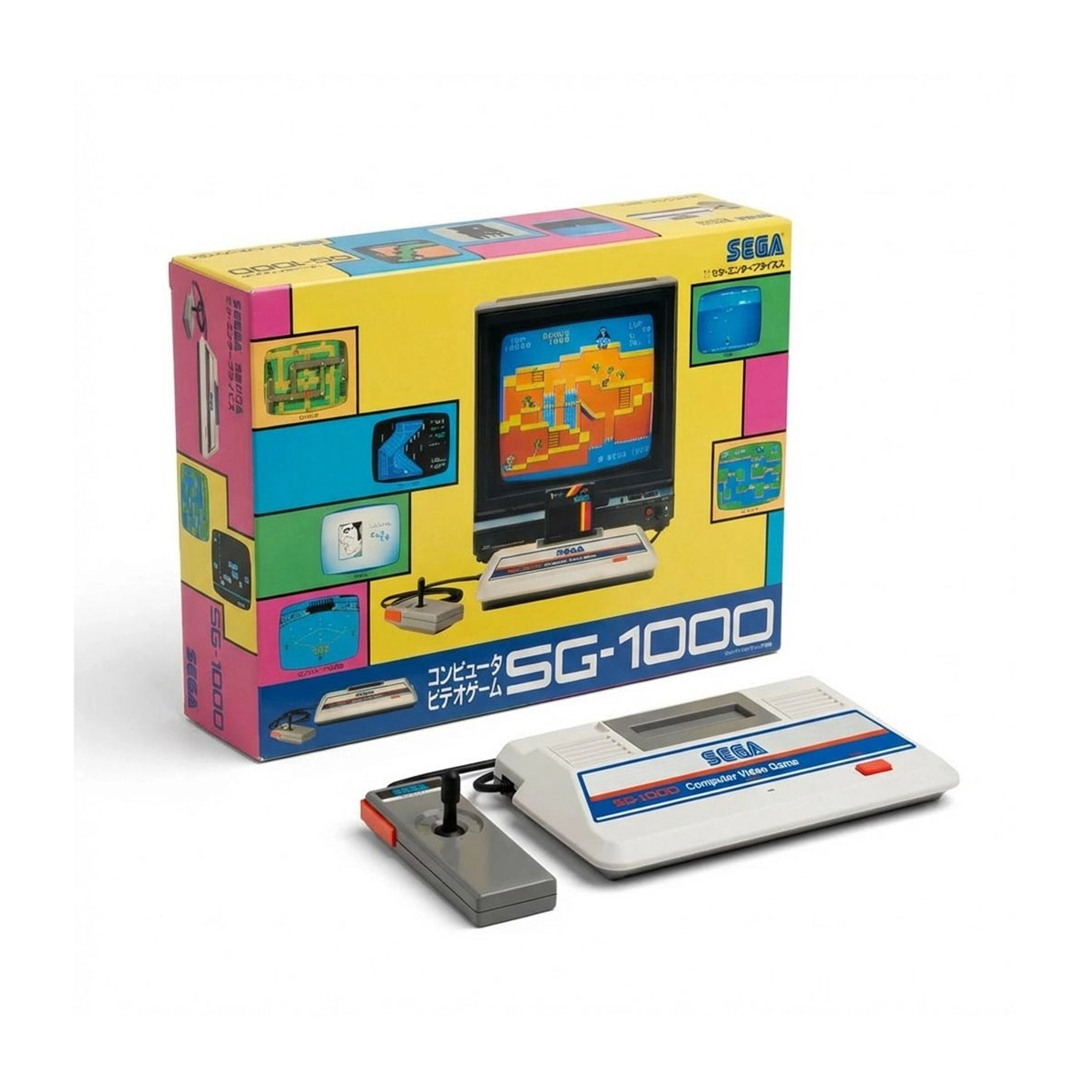 Sega SG-1000 console on Retropixl.com for retrogaming players and retro gaming collectors