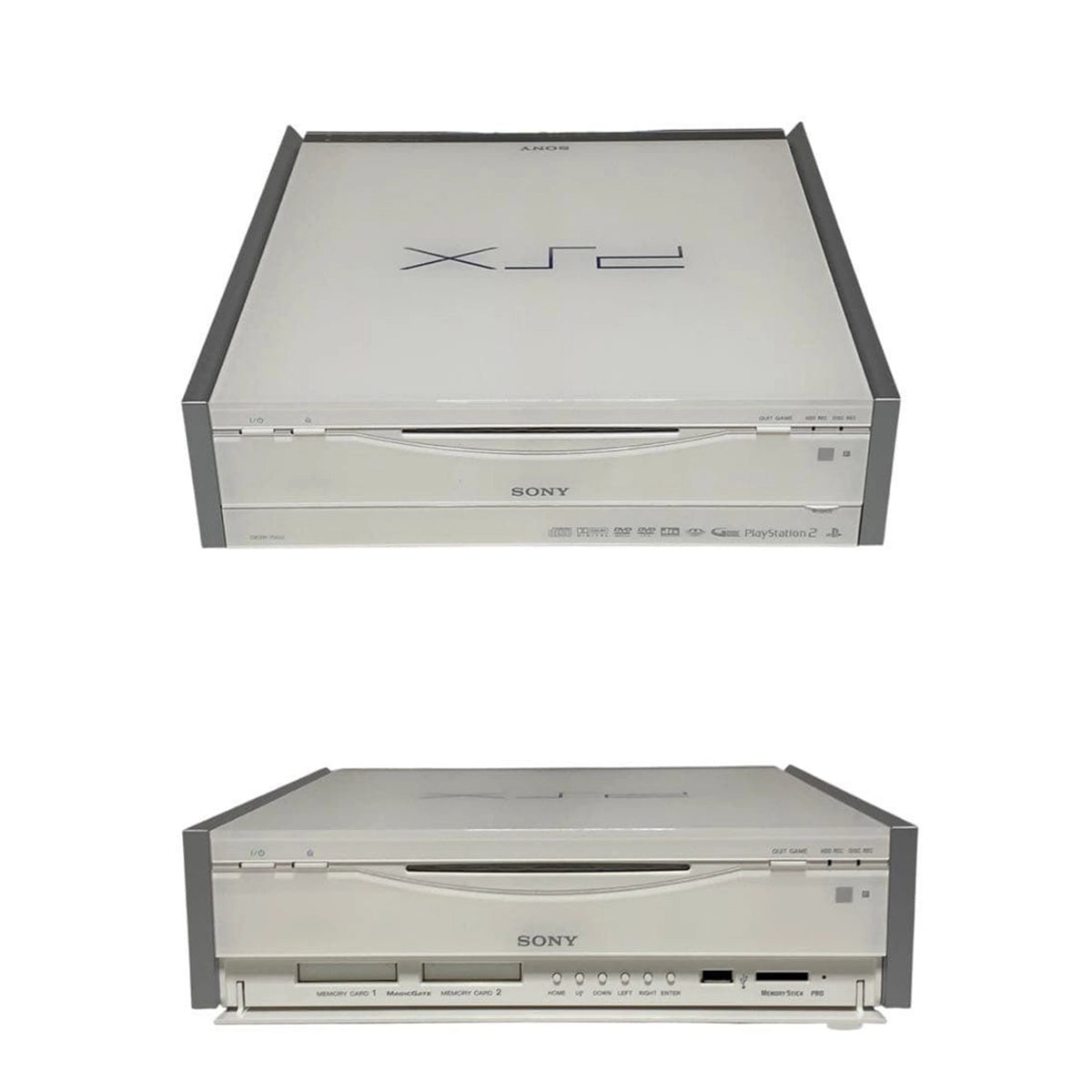Sony Playstation PSX DESR-7000 multimedia DESR console unit compatibility chart for retrogaming players and retro gaming collectors on RetroPixl.com