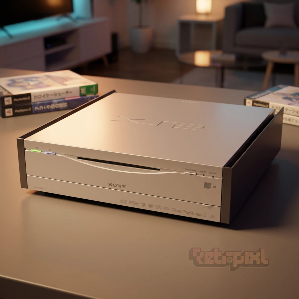 Sony PSX console in Retropixl studio for retrogaming players and retro gaming collectors on Retropixl.com