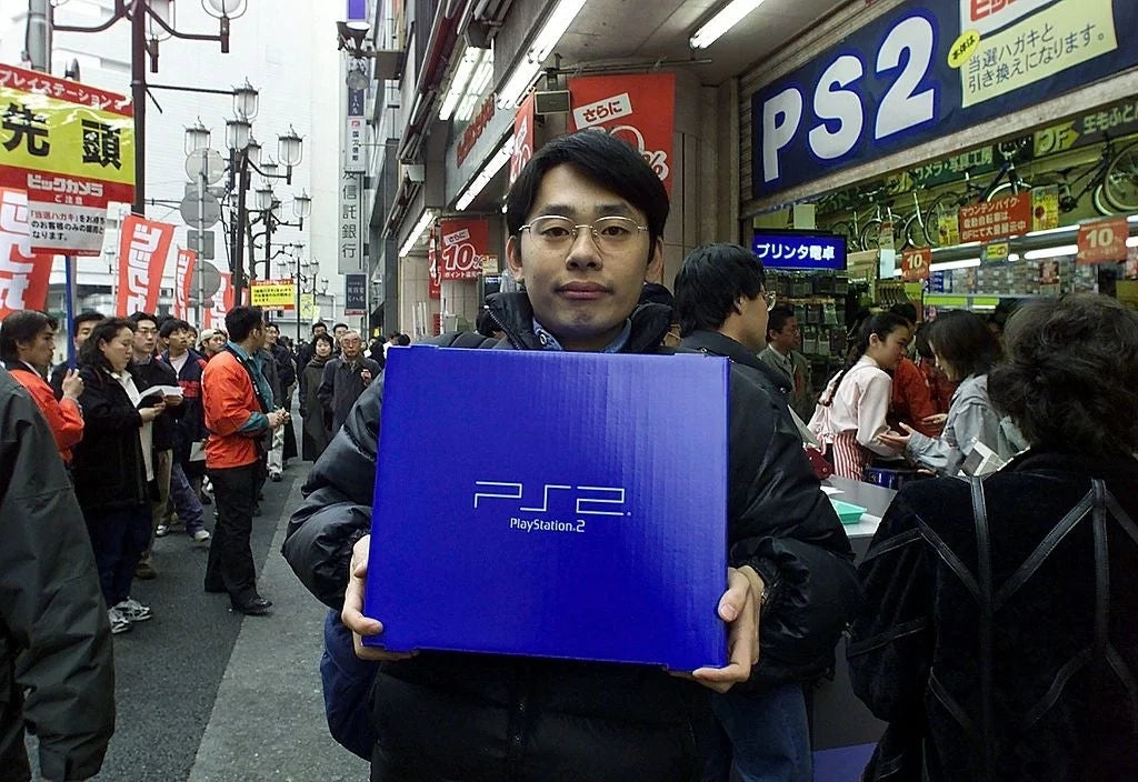 Playstation 2 Japanese day 1 launch for retrogaming players and retro gaming collectors on Retropil.com
