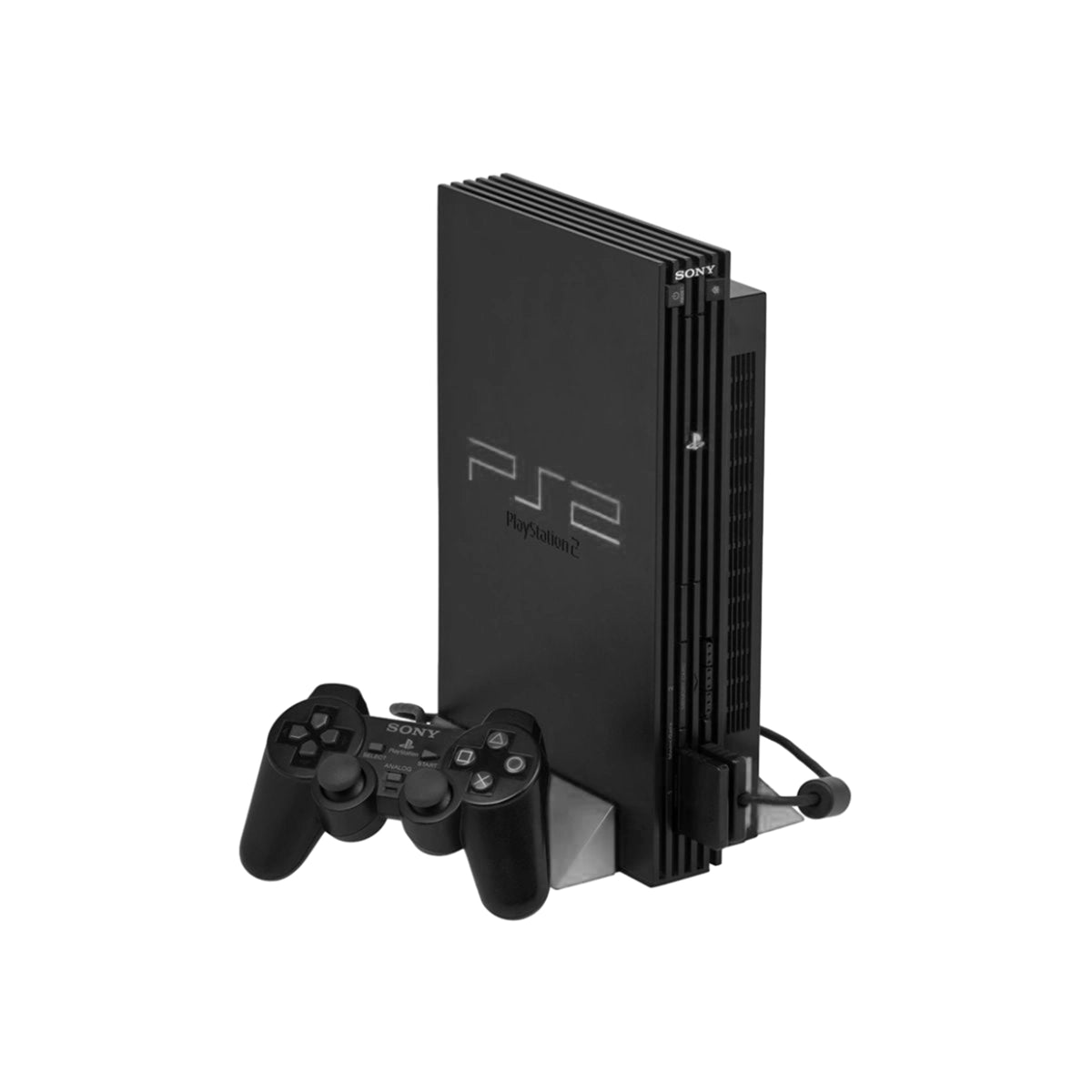 Playstation 2 Midnight Black | Past Drop - RetroPixl