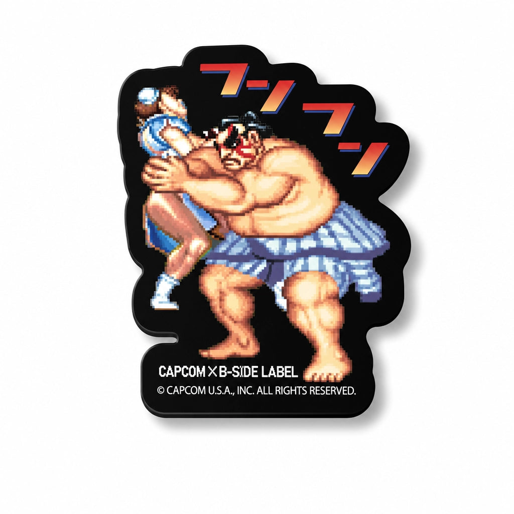 Street Fighter Edmond Honda sticker on RetroPixl.com for retro gaming collectors, retrogaming players and anime collectibles and gadgets