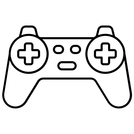 An icon of a retro gaming controller on RetroPixl