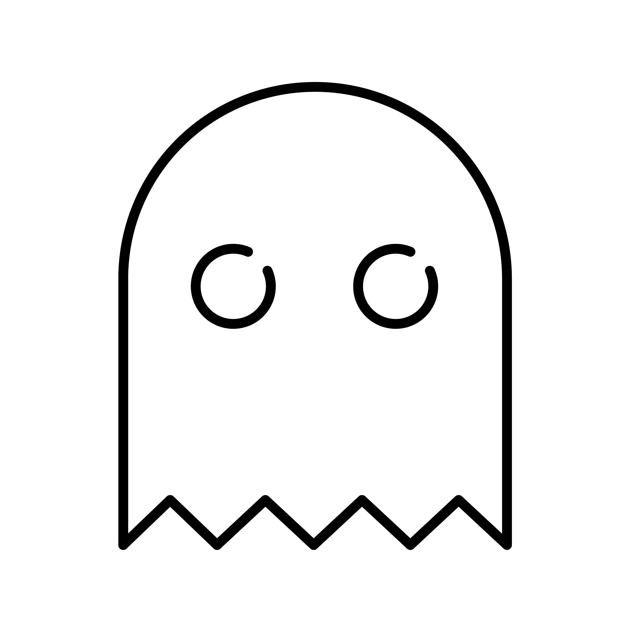 Ghost icon icon for players and collectors of retro gaming on RetroPixl