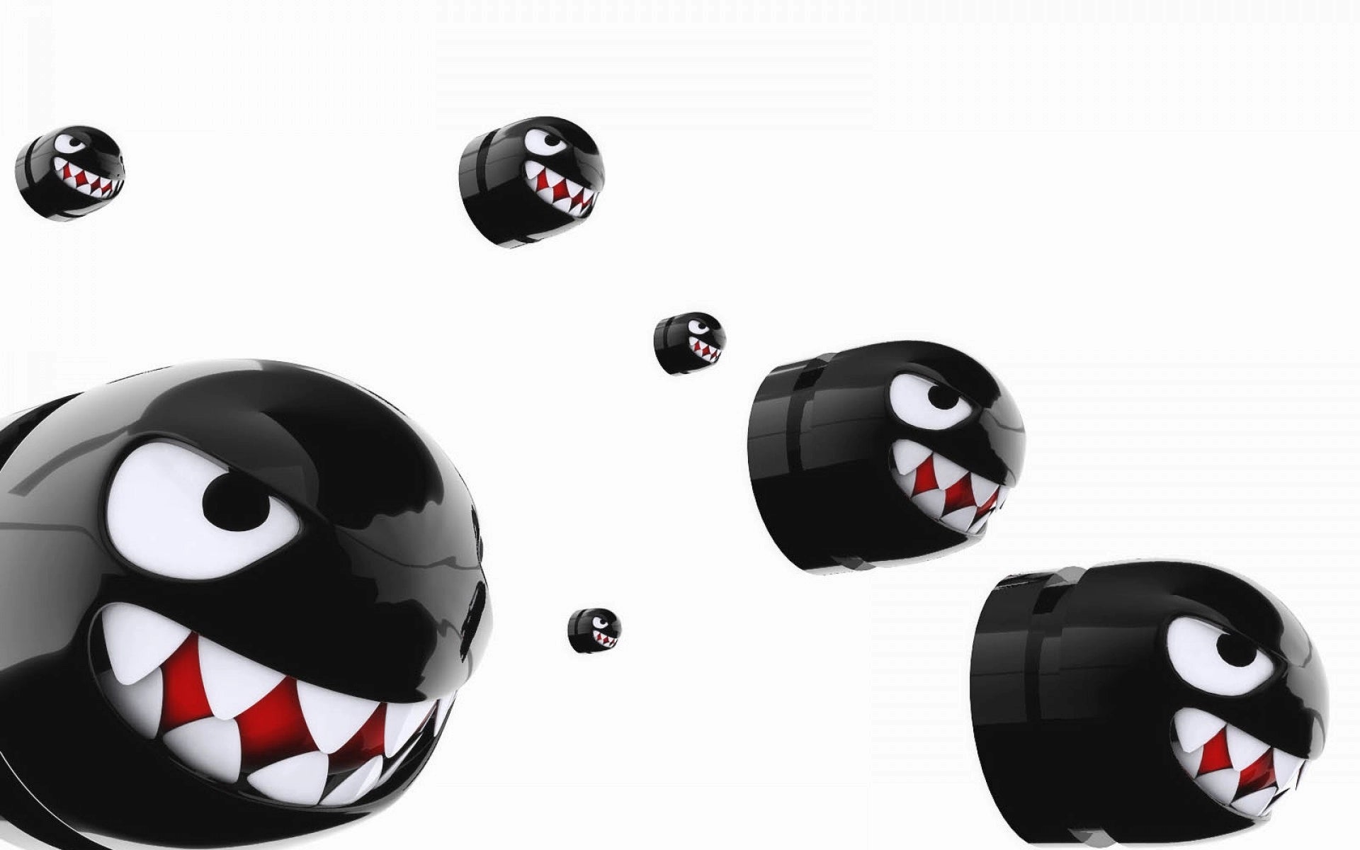 Nintendo Mario bomb on wallpaper for RetroPixl