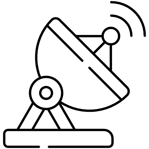 Satellite icon for retro gaming players and collectors on RetroPixl