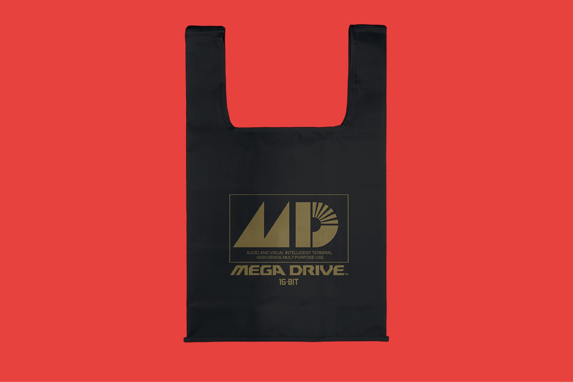 Sega Megdrive retro gaming tote bag sold in RetroPixl's Specialty Collection