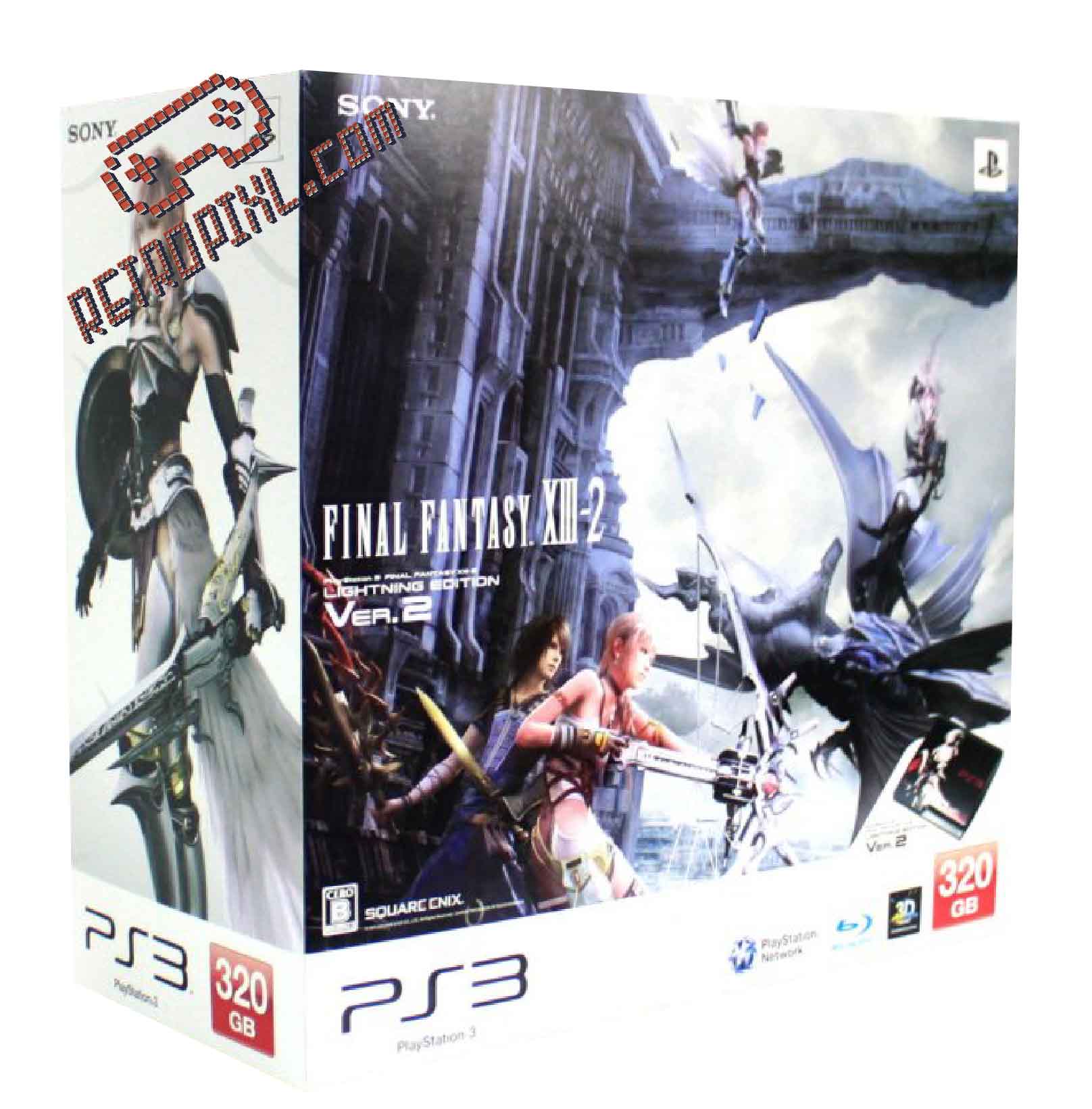RetroPixl Sony Playstation 3 (PS3)  Final Fantasy 13-2 Lightning Limited edition 