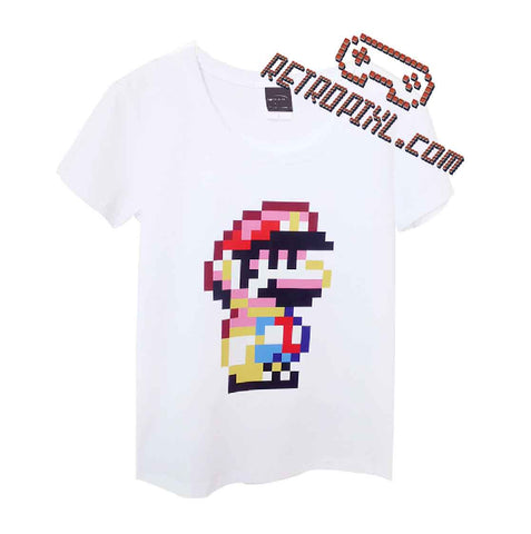 RetroPixl Retro Goodies retrogaming Mario Pixel T-shirt Tshirt