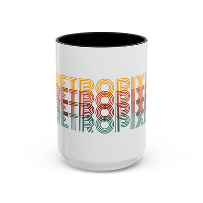 RetroPixl Accent Coffee Mug - RetroPixl