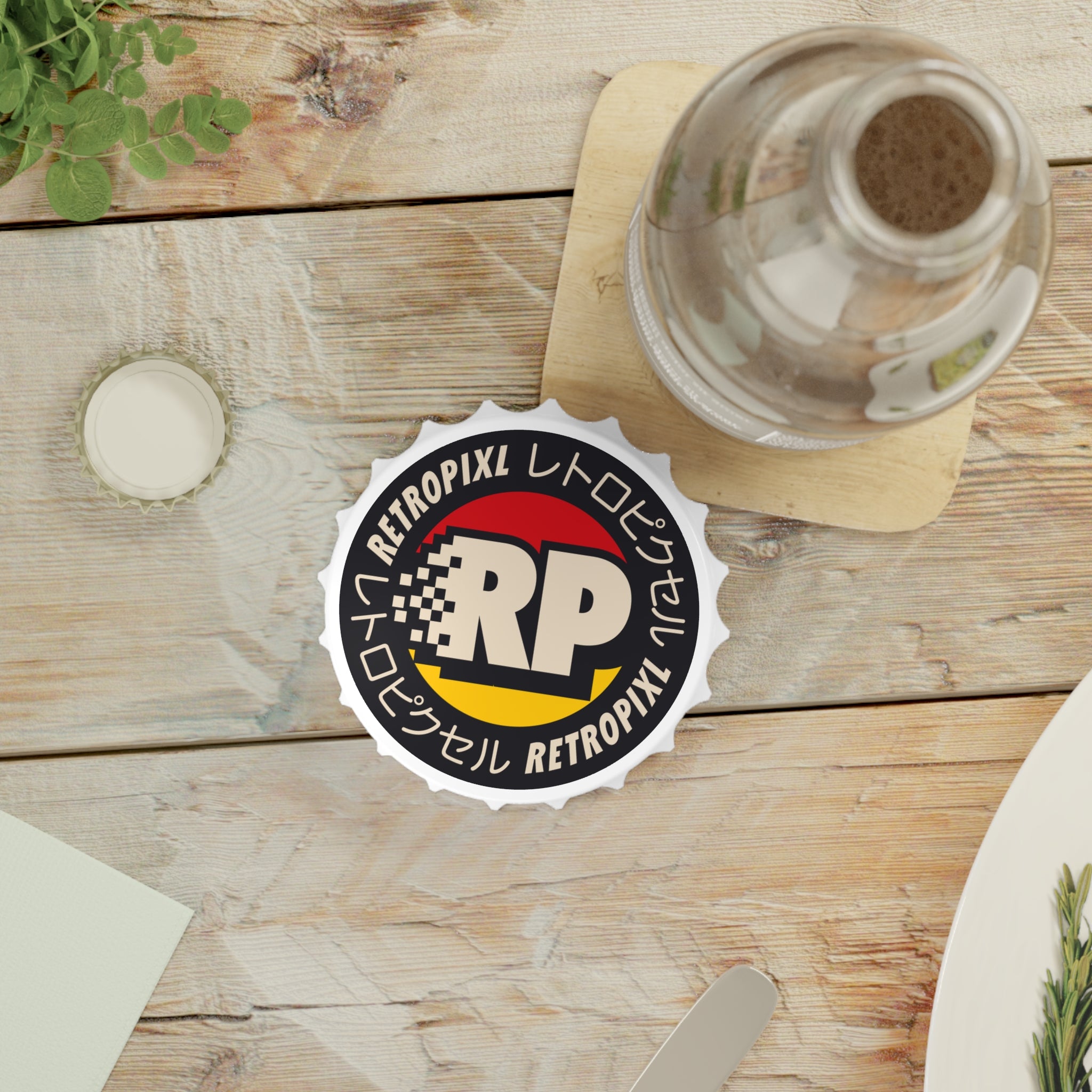 Bottle opener for retro gaming players and retrogaming collectors on retropixl.com which provides consoles from Japan