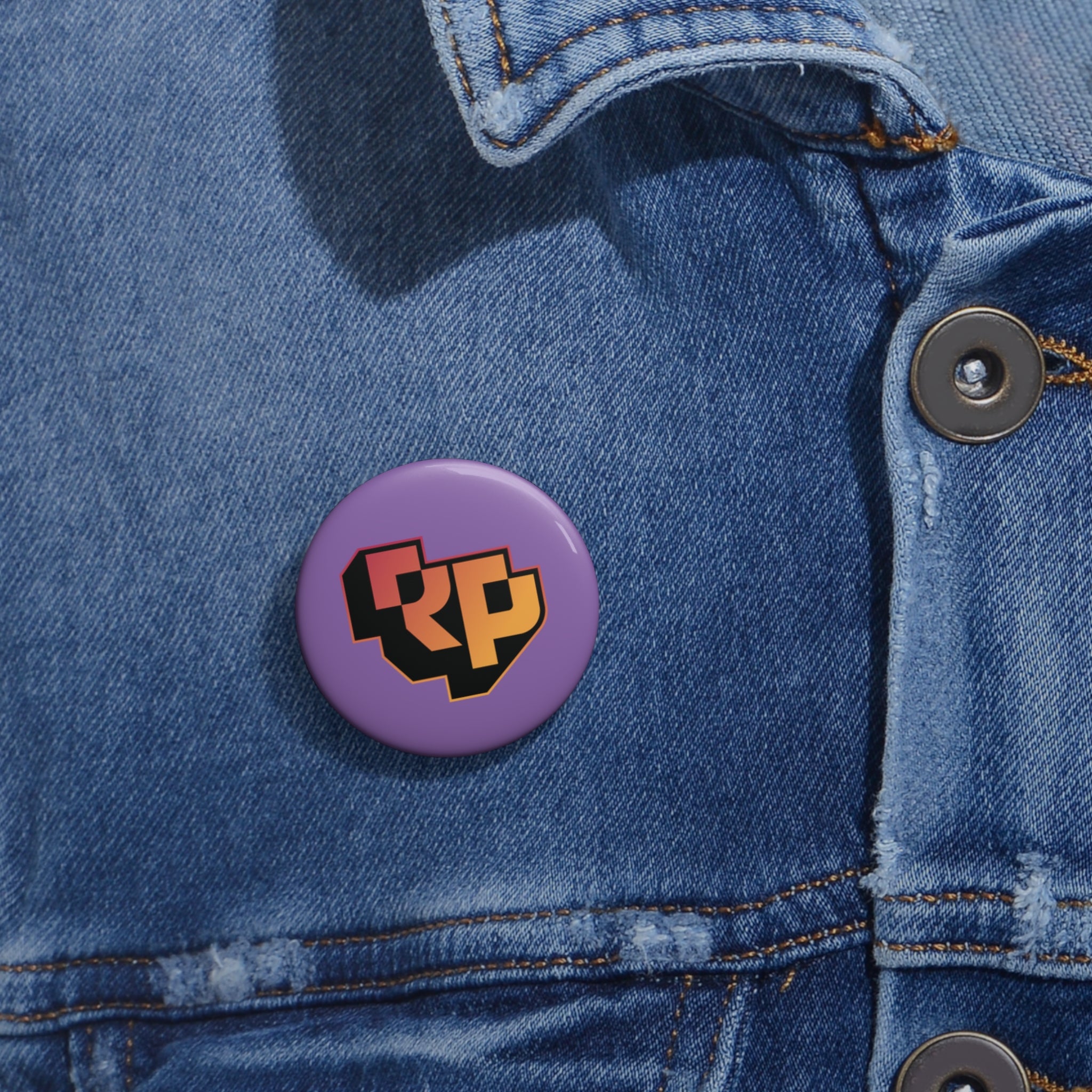 RetroPixl Pin Button — Purple - RetroPixl
