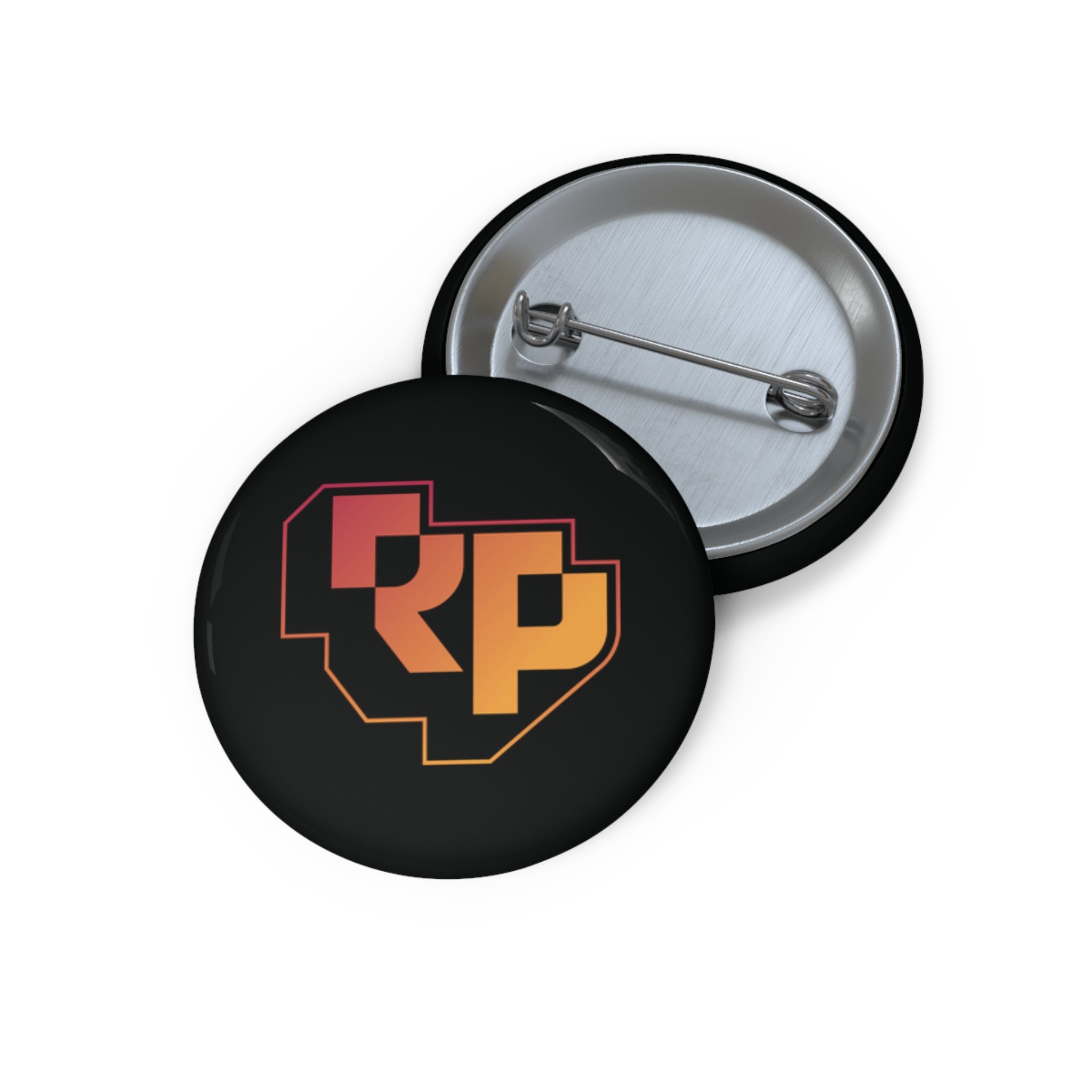 RetroPixl Pin Button — Black - RetroPixl