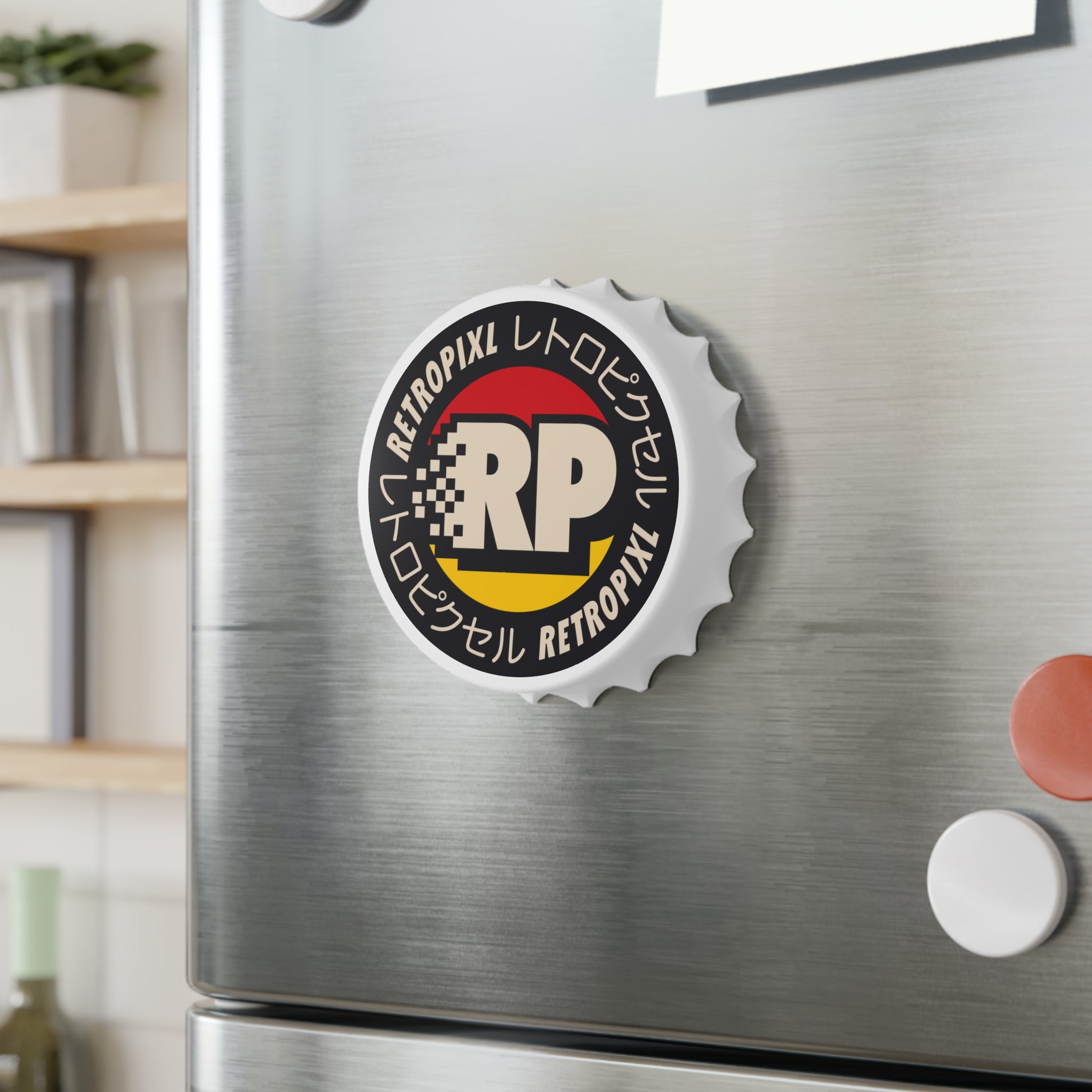 Bottle opener for retro gaming players and retrogaming collectors on retropixl.com which provides consoles from Japan