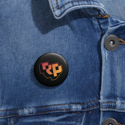 RetroPixl Pin Button — Black - RetroPixl