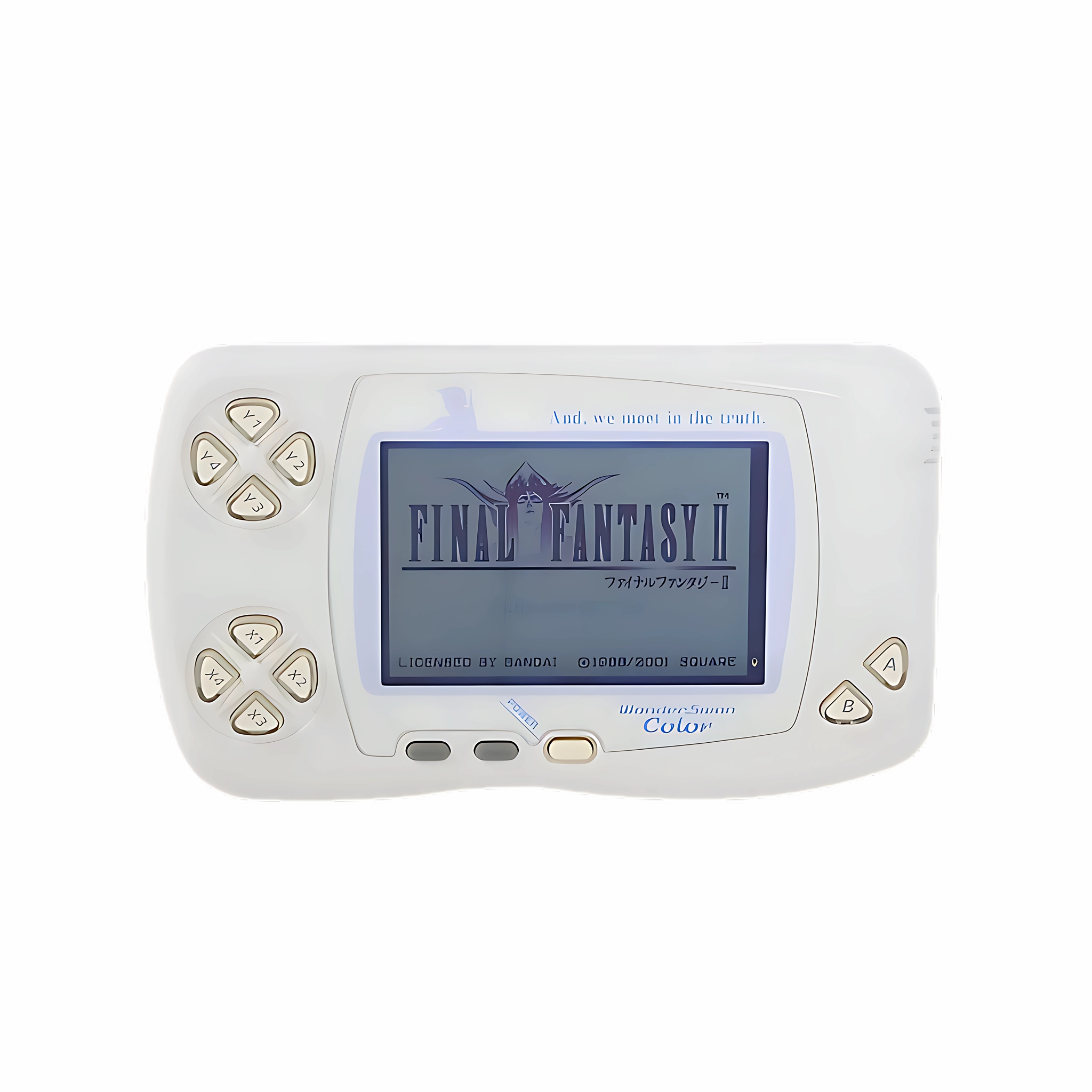 Bandai Wonderswan Color Final Fantasy II collector handheld retro gaming console on RetroPixl