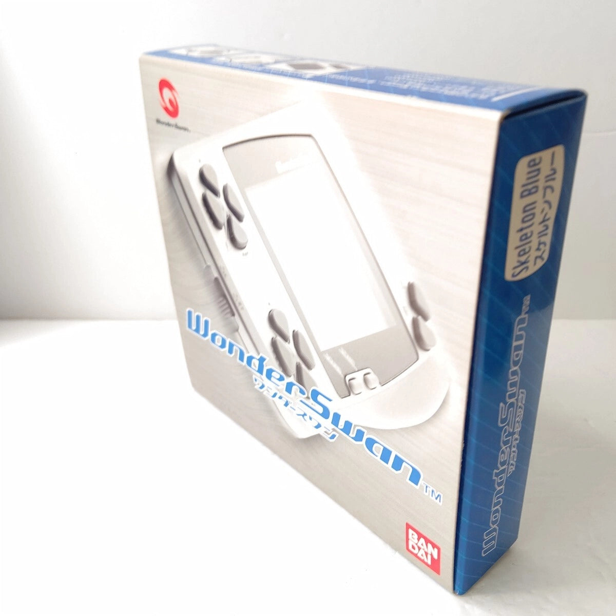 Bandai_Wonderswan_Skeleton_Blue_Box for retro gaming players and collectors on RetroPixl