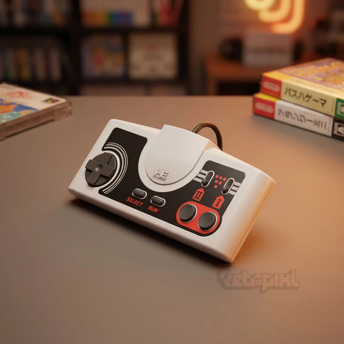 Hori NEC PC Engine Mini controller in RetroPixl studio RetroPixl.com for retro gaming players and retrogaming collectors