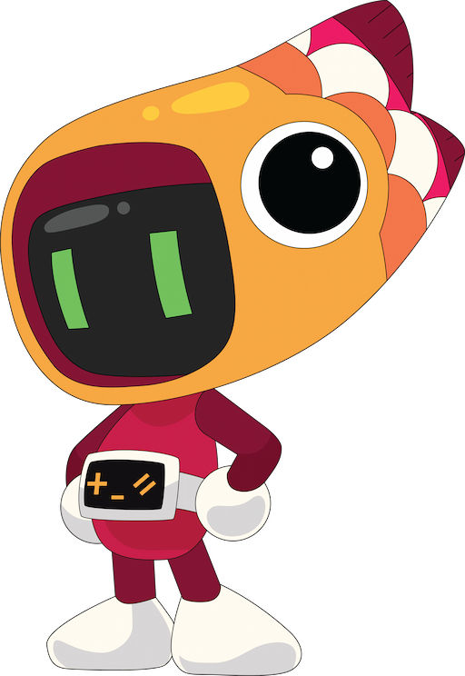 RetroPixl Mascot Koi Boy