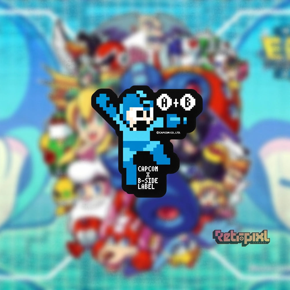 Megaman Mega Man Rockman character on RetroPixl.com for retro gaming collectors, retrogaming players and anime collectibles and gadgets