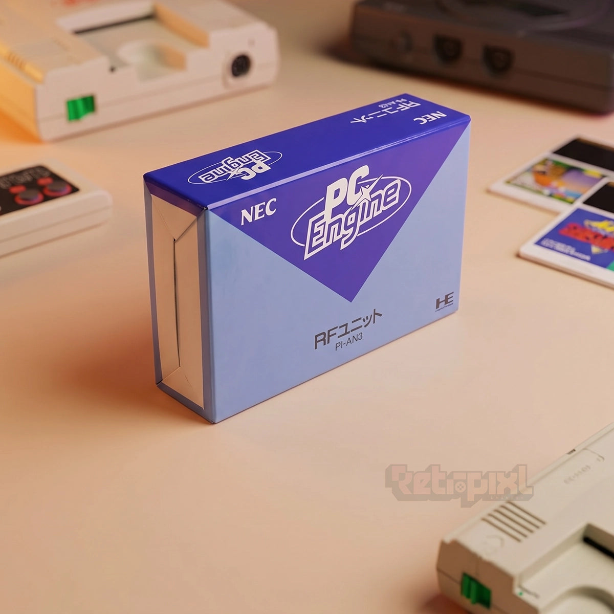 NEC PC Engine PI-AN3 in RetroPixl Studio on RetroPixl.com for retro gaming players and retrogaming collectors