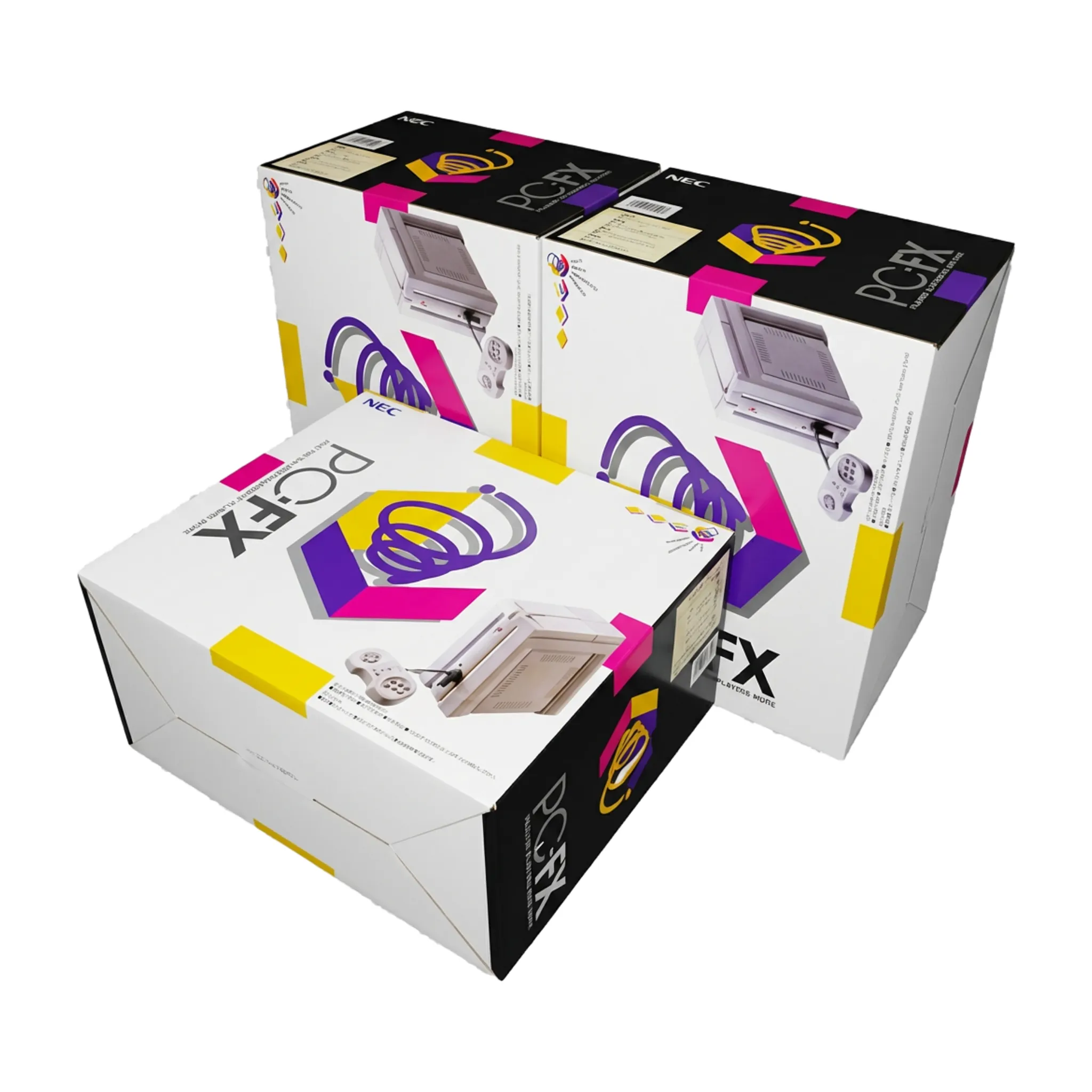 Nec PC-FX  boxes for retrogaming players and collectors on RetroPixl