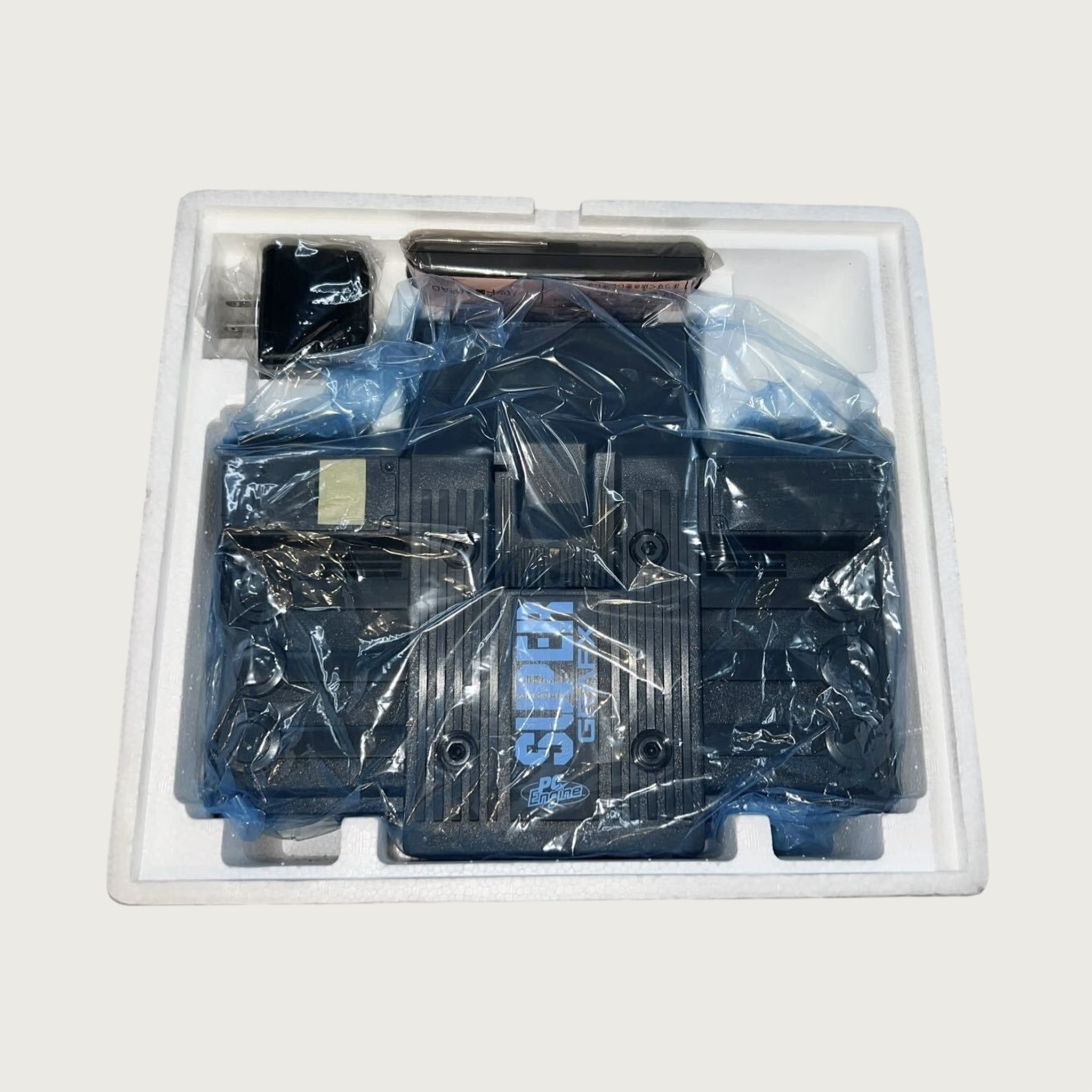 NEC PC Engine SuperGrafx console box contents for retro gaming players and collectors on RetroPixl 