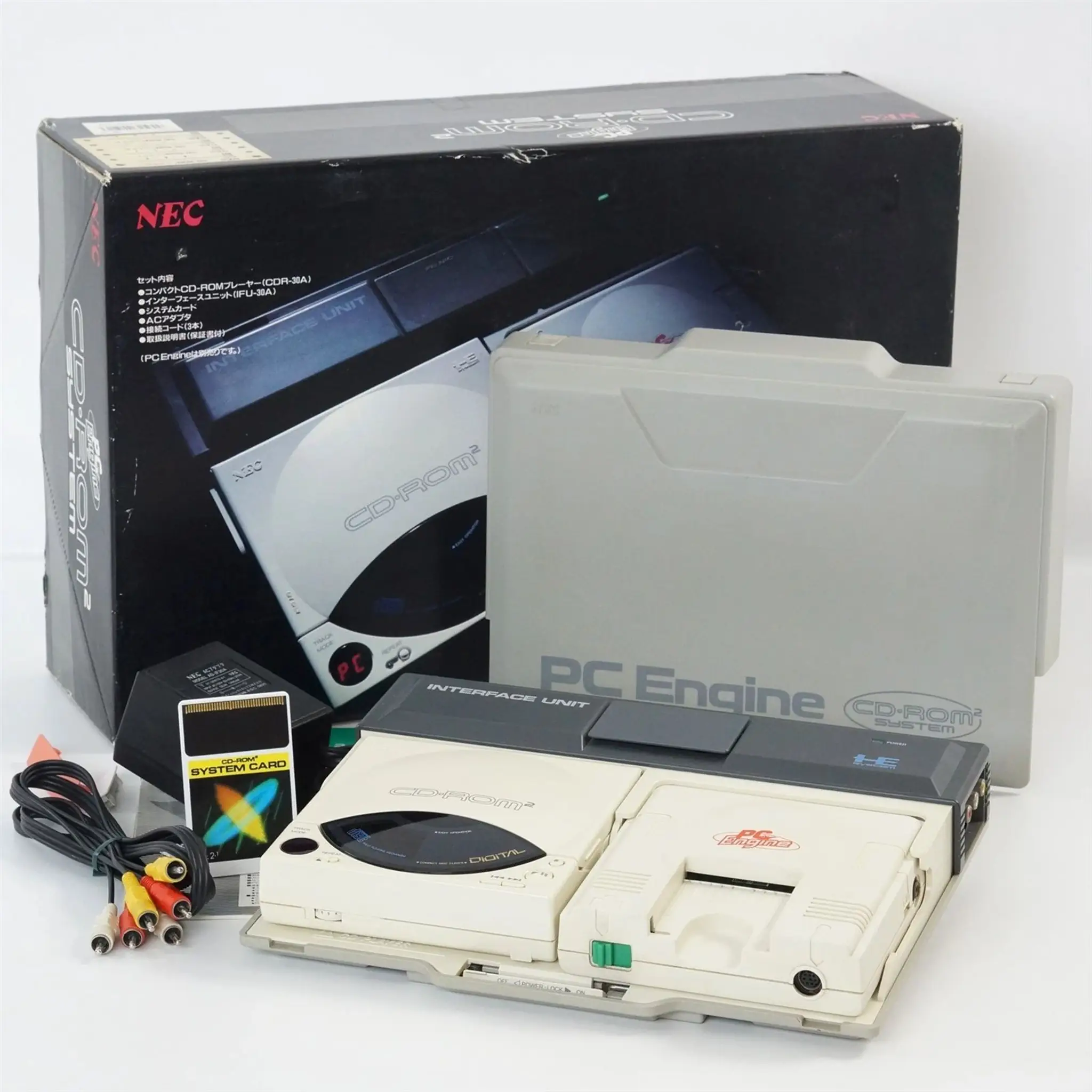 NEC Interface Unit IFU 30-A Box contents for retro gaming players and collectors on RetroPixl