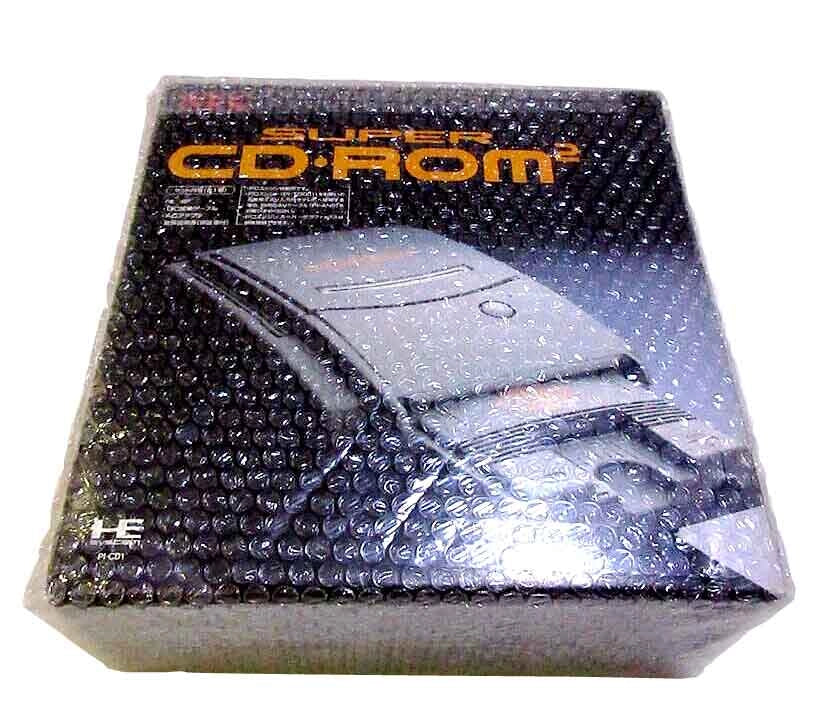 NEC PC Engine Super CD ROM 2 brand new in its box for retro gaming players and collectors on RetroPixl