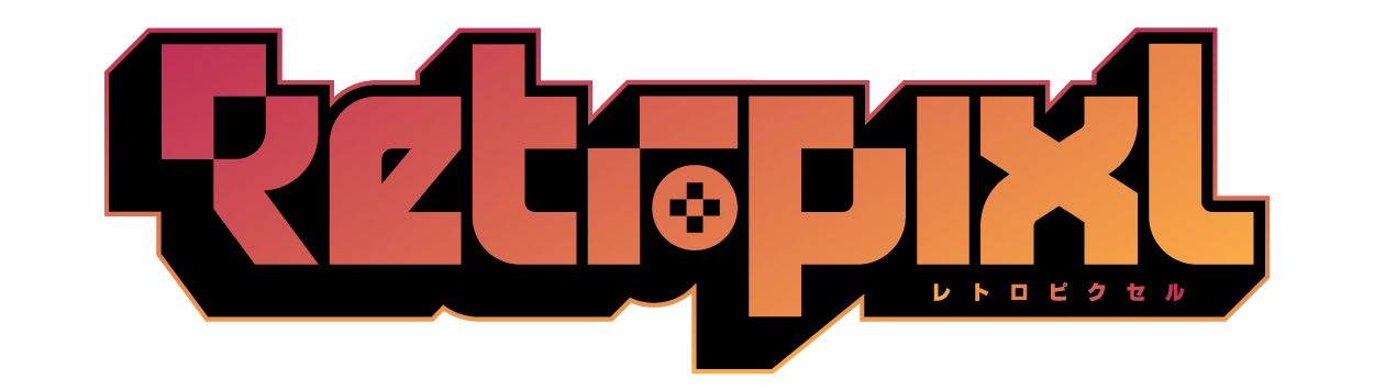 New RetroPixl logo, a refreshed visual identity blending Japanese retro gaming culture with a modern collector aesthetic