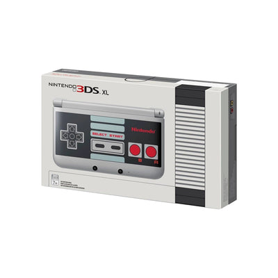 Nintendo 3DS XL NES Edition console on RetroPixl.com for retro gaming players and retrogaming collectors