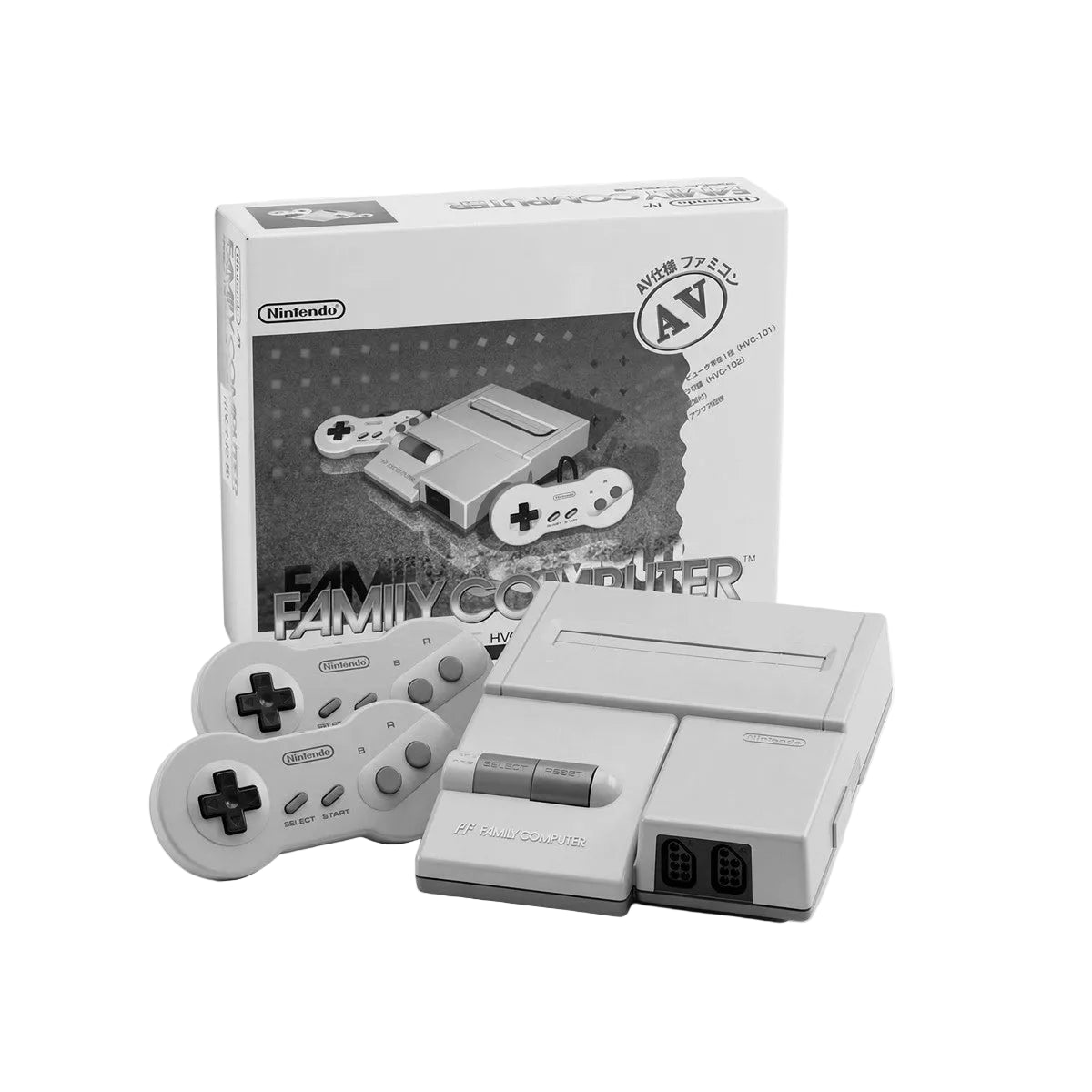 Nintendo Family Computer AV console for collector or retro gaming on RetroPixl past drops