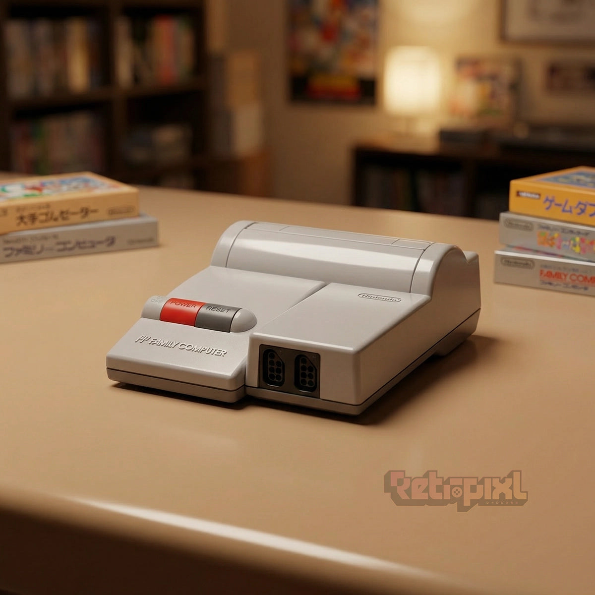 Nintendo Famicom AV in RetroPixl studio on RetroPixl.com for retro gaming players and retrogaming collectors