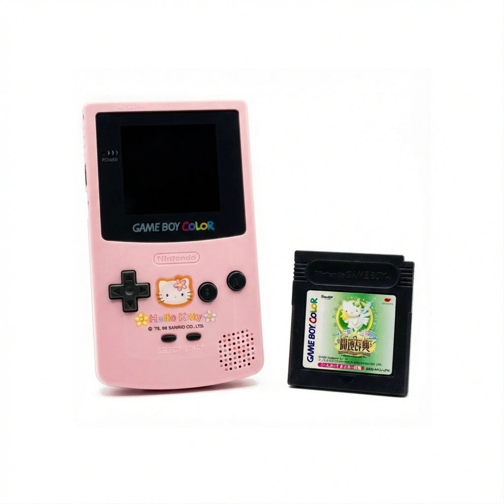 Nintendo Game Boy Color Hello Kitty Special box 1 and game for retro gaming players and collectors on RetroPixl
