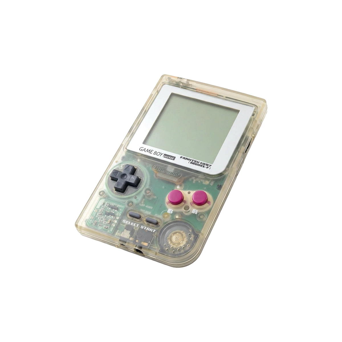 Nintendo Game Boy Pocket Famitsu console model F on RetroPixl.com  for Retrogaming players and Retro Gaming Collectors 