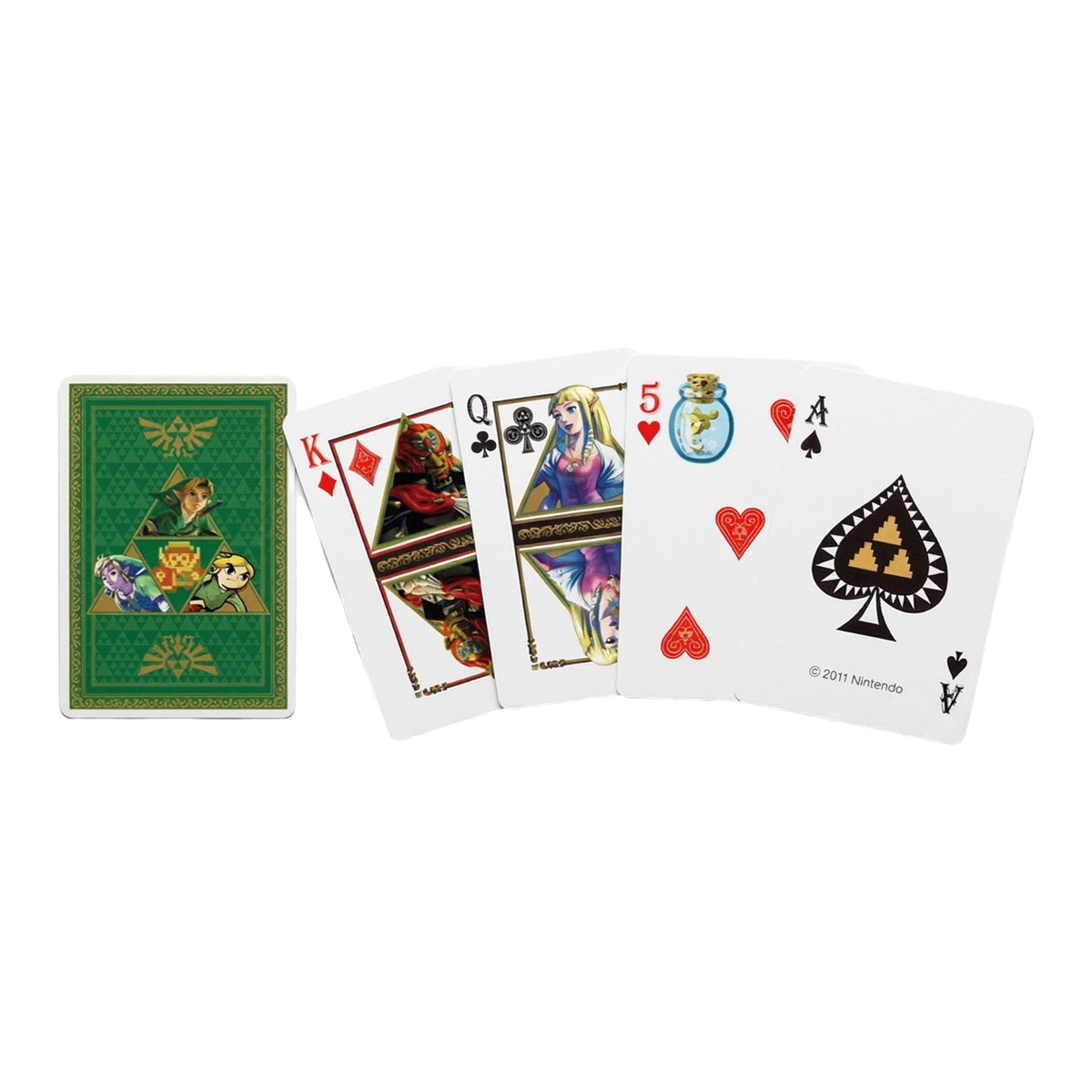 Nintendo The Legend of Zelda playing card game on RetroPixl.com for retro gaming players, retrogaming collectors and Japanese collectible fans