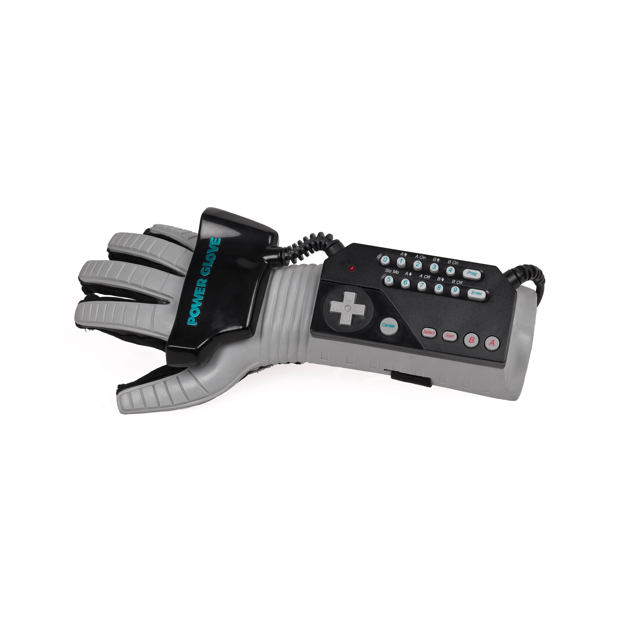 Nintendo PAX Power Glove side view for retrogaming players and collectors on RetroPixl